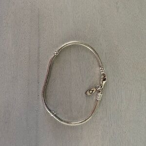 Pandora Snake Chain Charm Bracelet